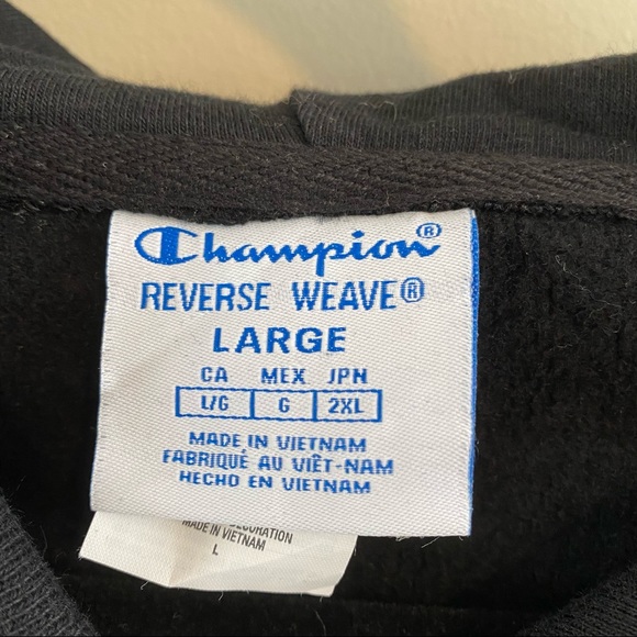 Champion Black Reverse Weave Dress with Hood Size Large - Picture 5 of 8